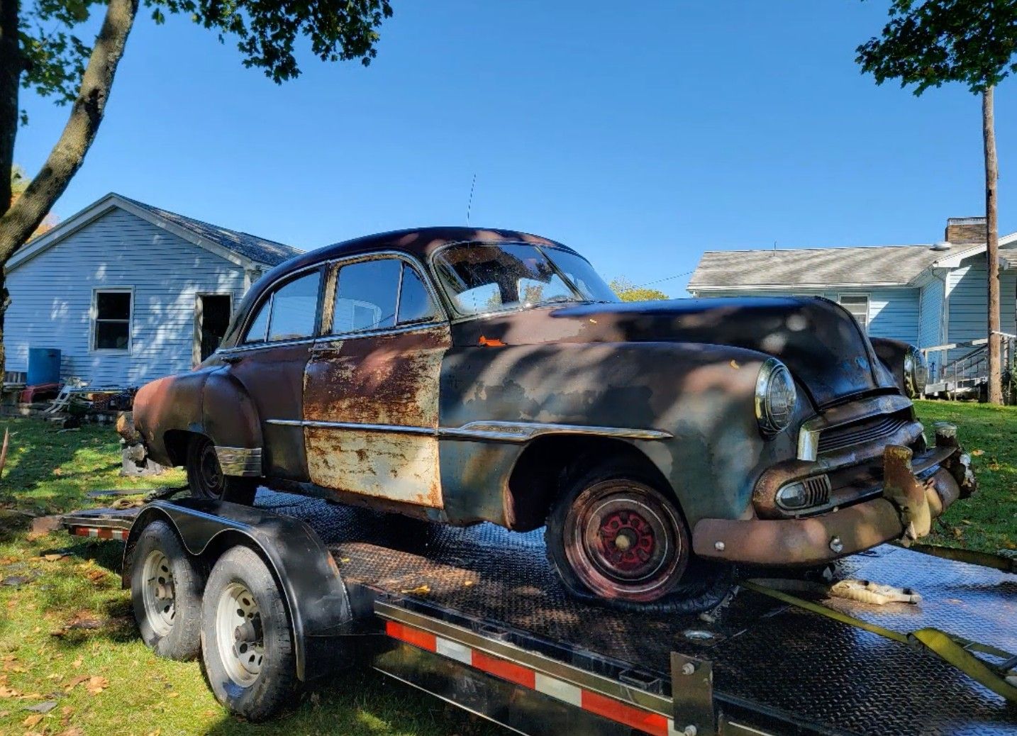 Chevy Styleline Deluxe Shows Its Patina After Wash