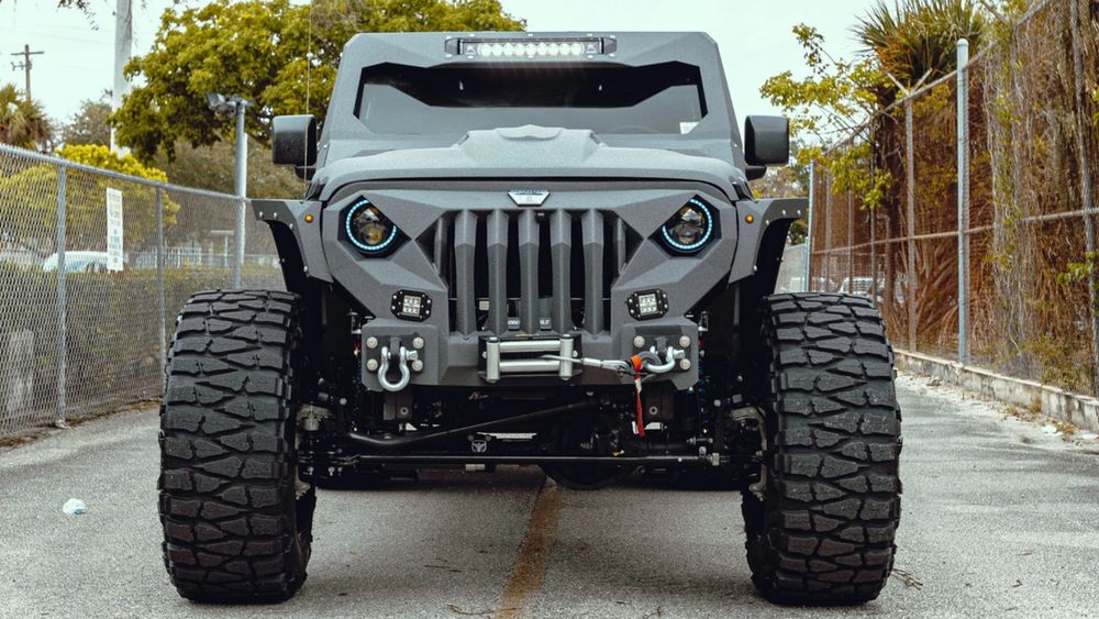 Luka Doncic Drives An Apocalypse HellFire Jeep 6X6