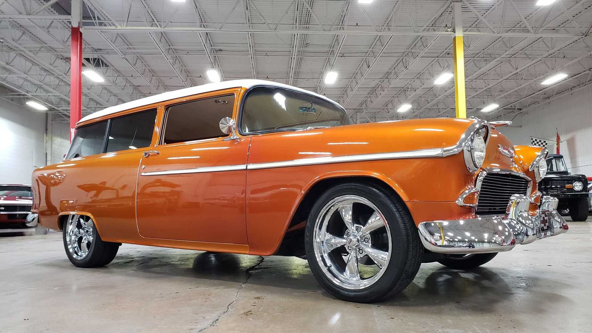 Own This Ls Powered 1955 Chevy 210 Handyman Wagon Restomod 5037