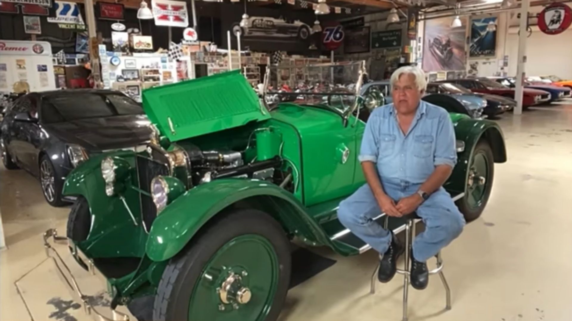 Watch The Love Of Cars Hosts Interview Jay Leno