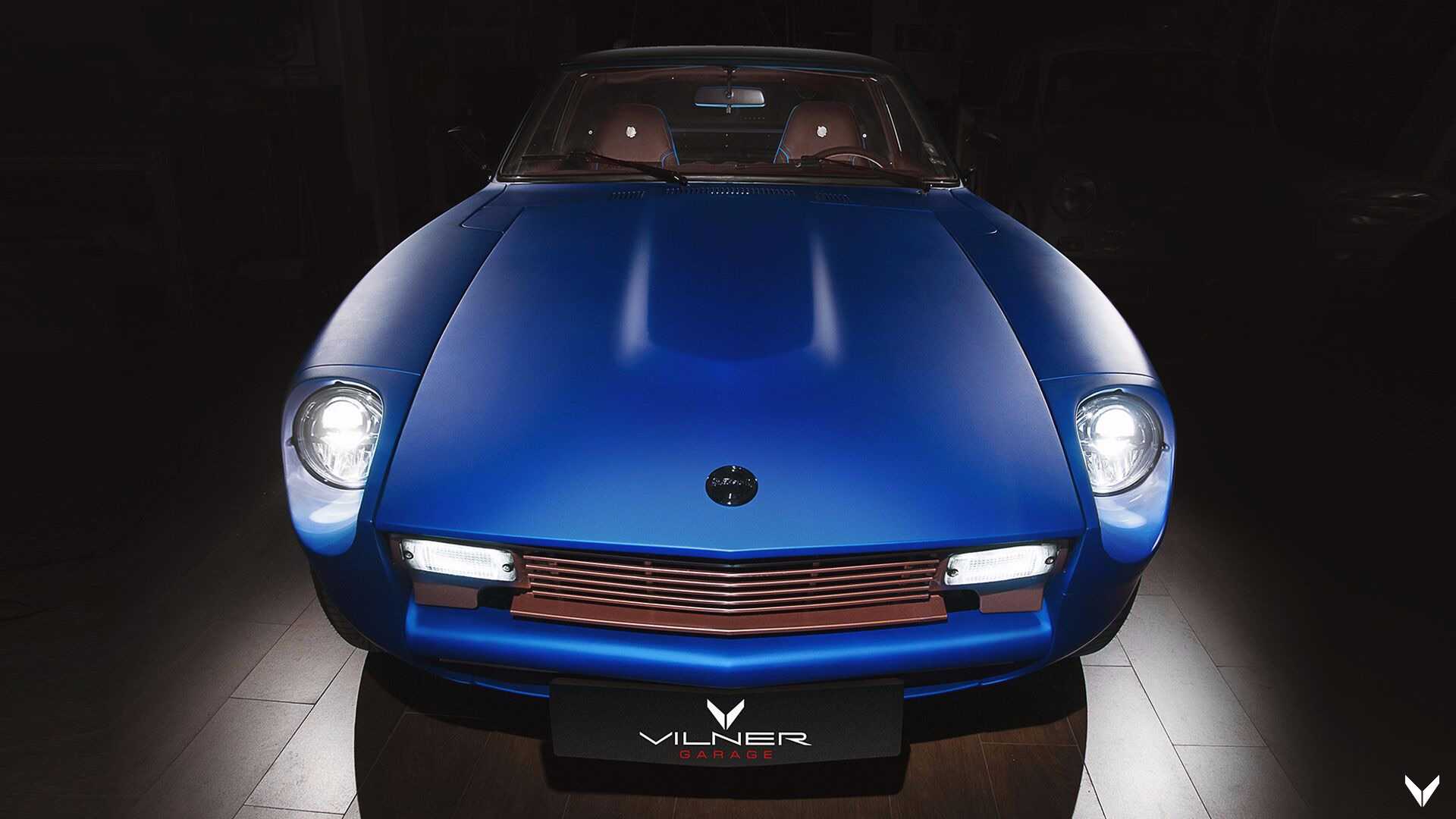 1976 datsun 280z blue