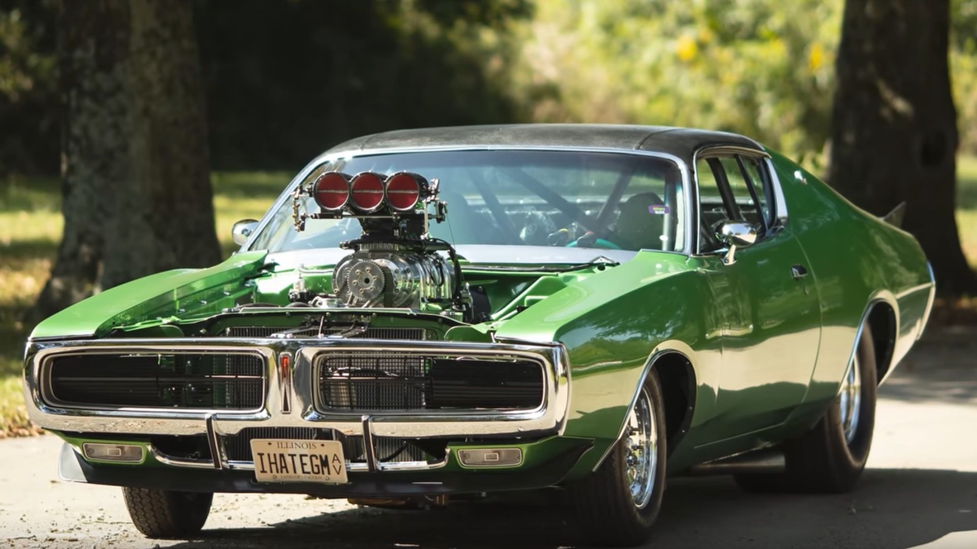This Supercharged 1971 Dodge Charger Is Brutally Wonderful