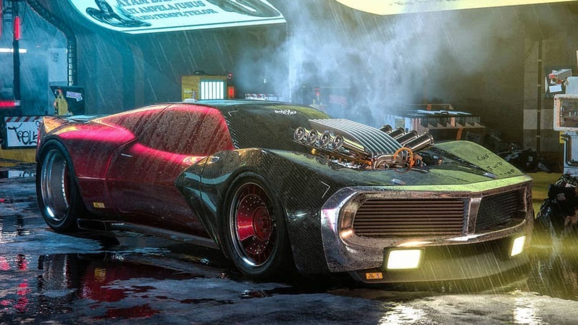 Dodge Charger Is A Cyberpunk Dream