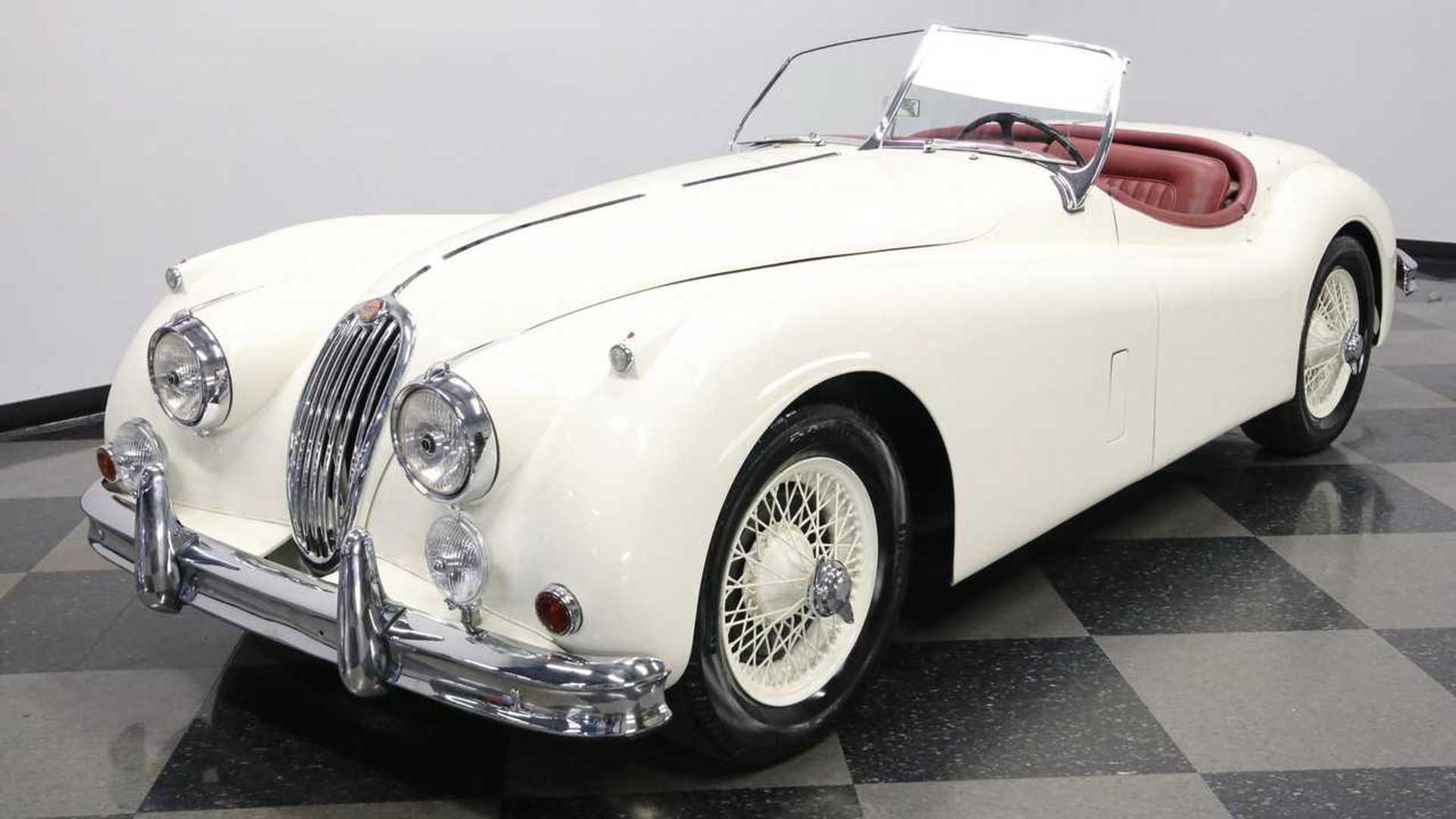 Elegant 1956 Jaguar XK140 Roadster MC Had $136K Restoration