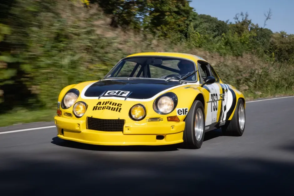 Ready to retrace some of rallying's greatest moments in this Renault Alpine  A110?
