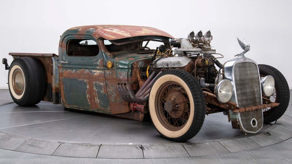 Take A Ride On The Wild Side In This Custom 1949 Chevy Rat Rod 1273