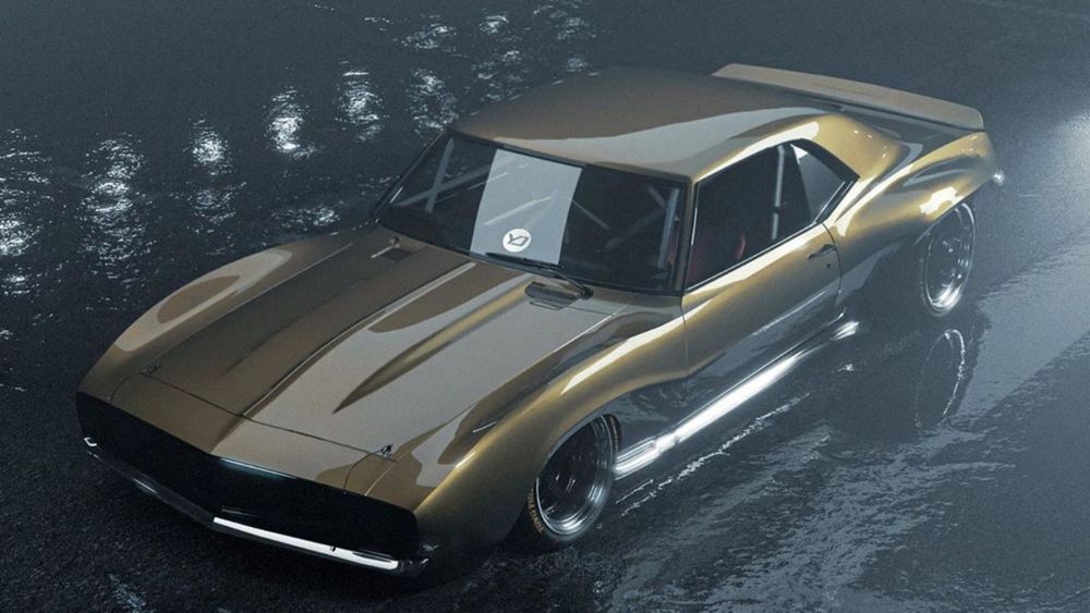 Artist Modernizes The 1969 Chevy Camaro Z28