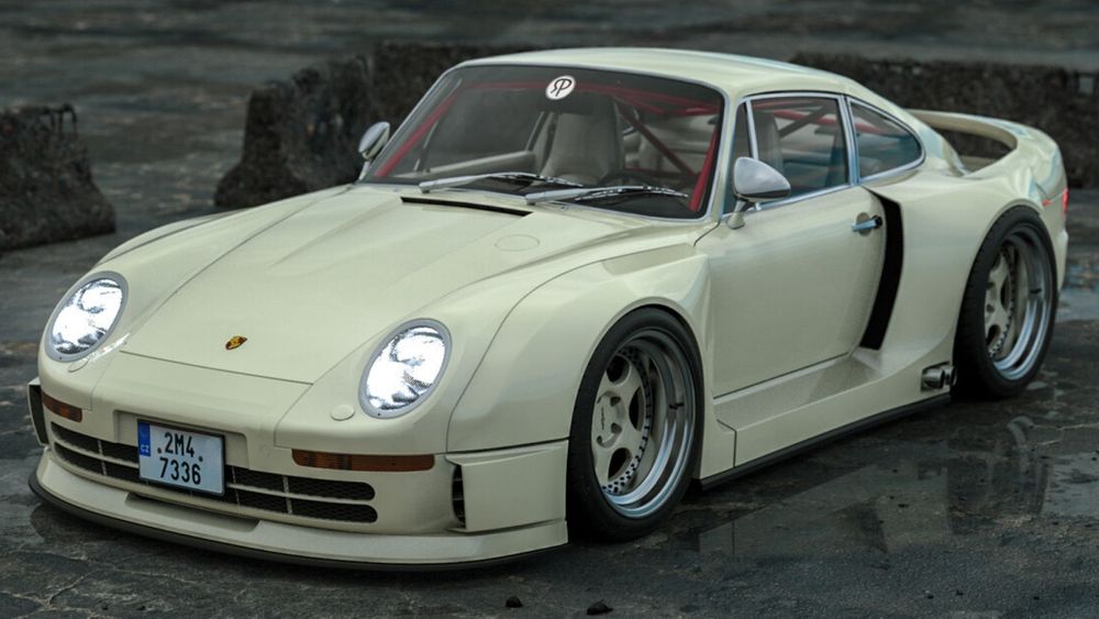 Artist Imagines A Widebody Porsche 959