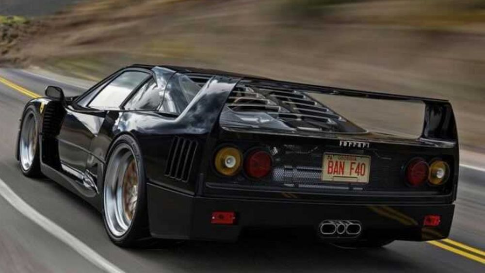 f40 ferrari black