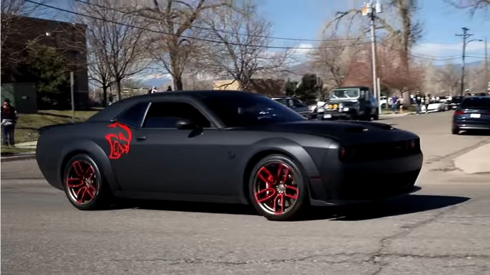 Dodge Hellcat Flips Chevy Silverado In Colorado