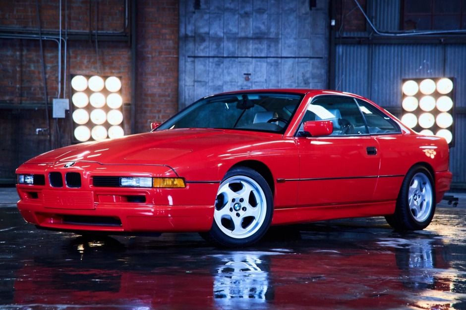 BMW 850 CSI Red