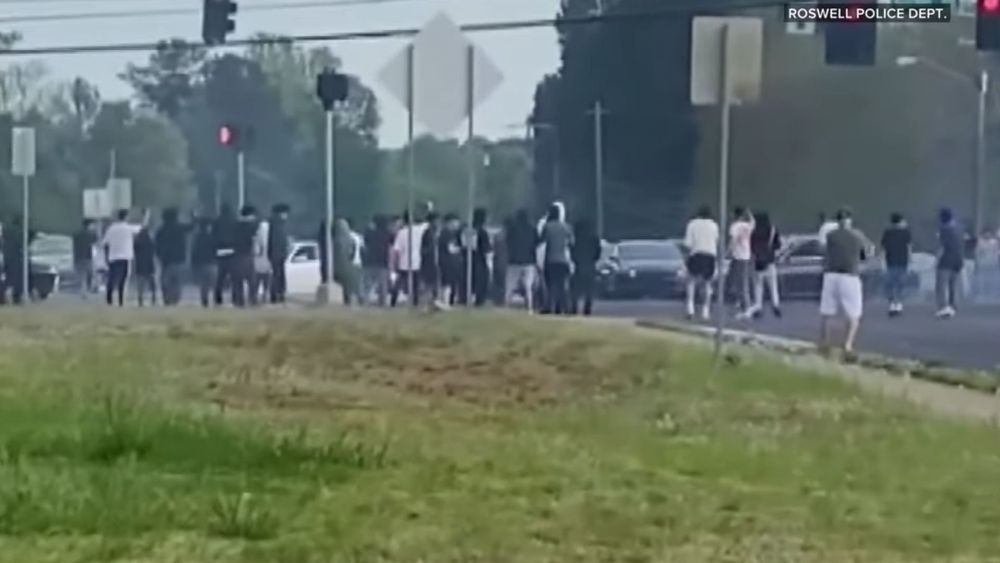 Georgia Street Takeover Participants Attack A Cop