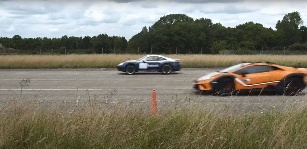 Porsche 911 Dakar vs. Lamborghini Huracan Sterrato