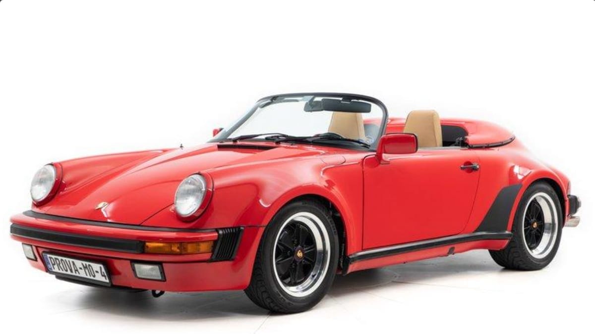 1989 Porsche 911 Speedster Crosses The Auction Block