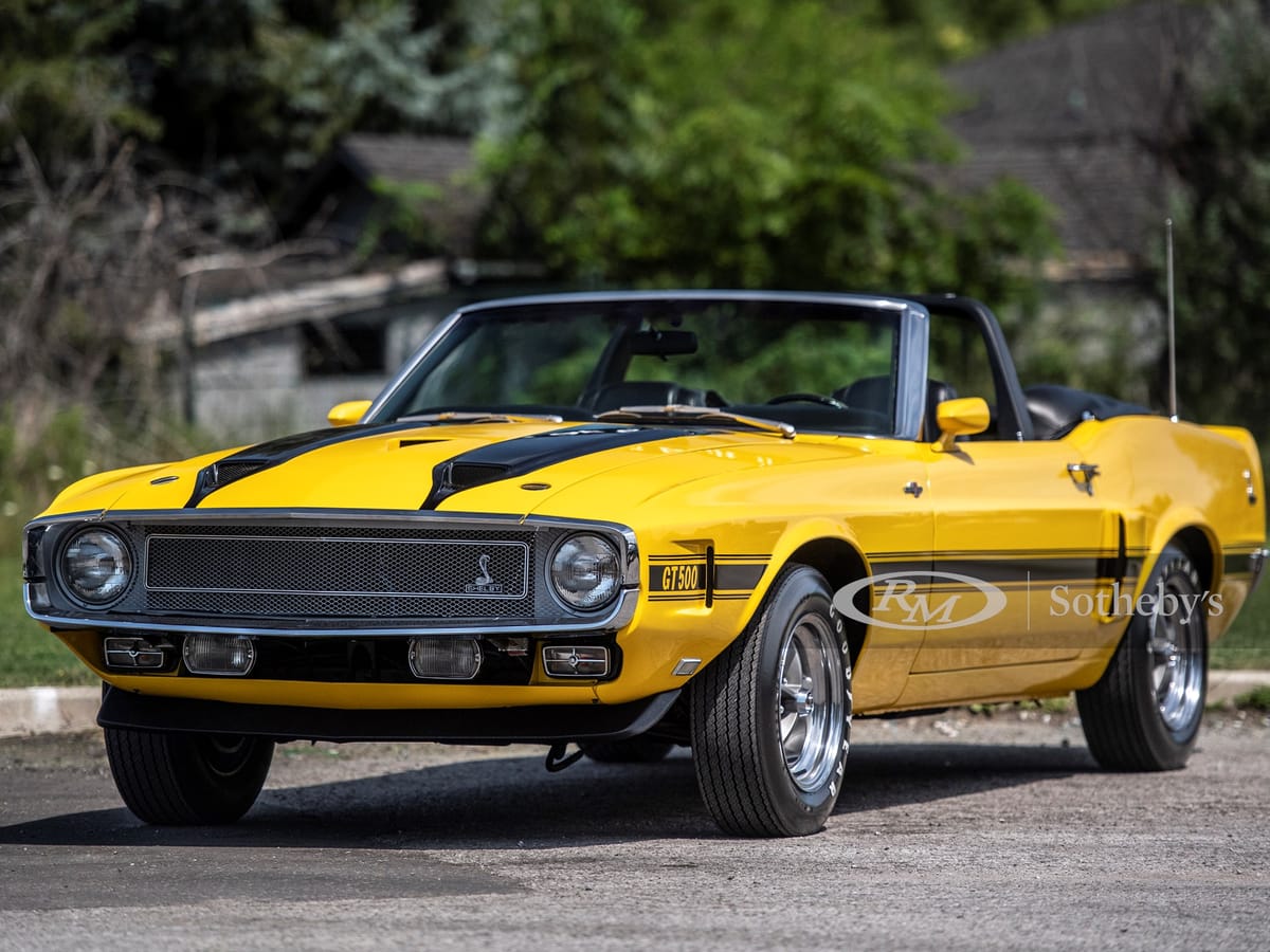 Sunny Cruises Await In A Rare 1970 Shelby Gt500 428 Cobra Jet Convertible