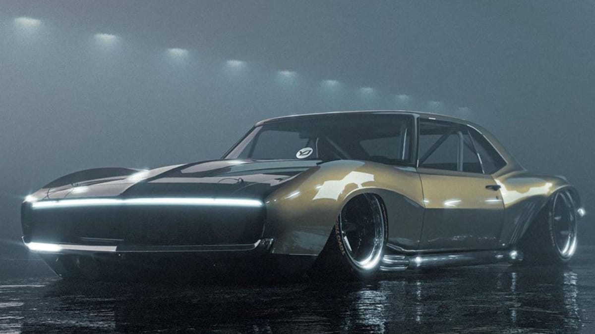 Artist Modernizes The 1969 Chevy Camaro Z28