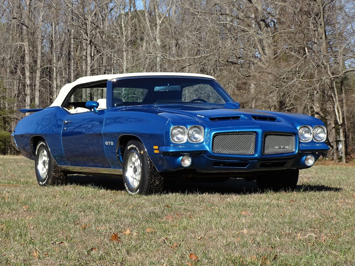 1971 Pontiac Gto Ram Air Relives Glory Days On Auction Block