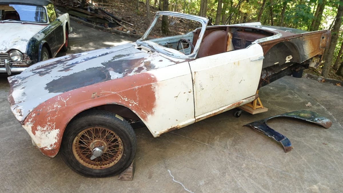 Take On This Project 1962 Triumph TR4