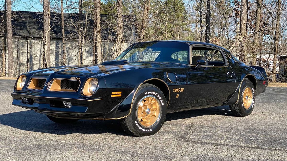 The Real Story Behind Pontiac's Black-And-Gold Trans Am