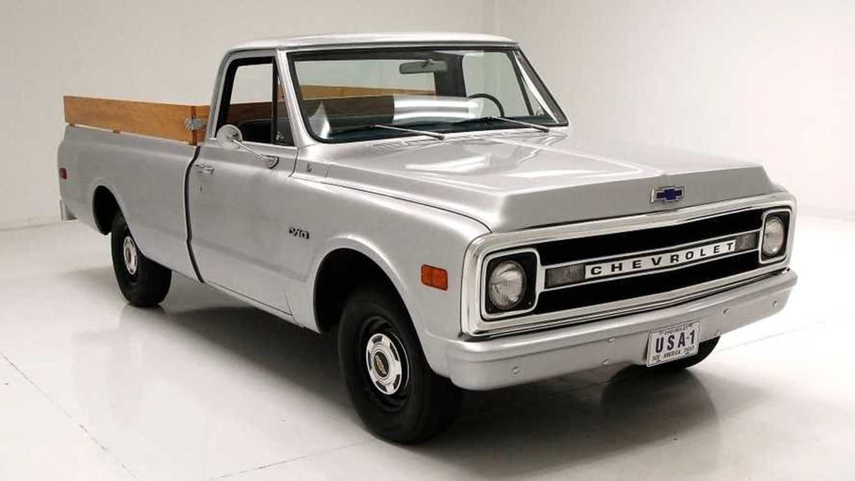 Fully Restored 1969 Chevrolet C10 Fleetside Truck In ‘Ford Silver’