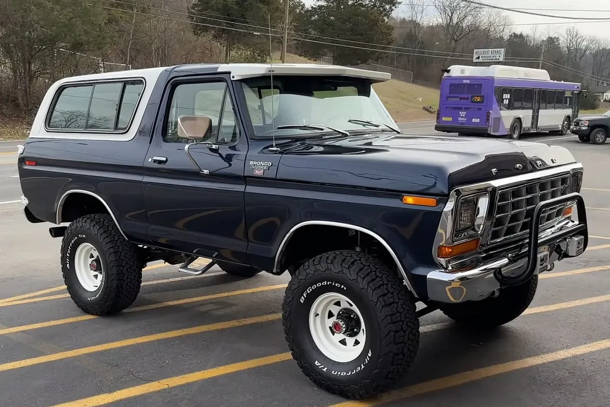 Classic Ford Bronco Reimagined With Godzilla Power