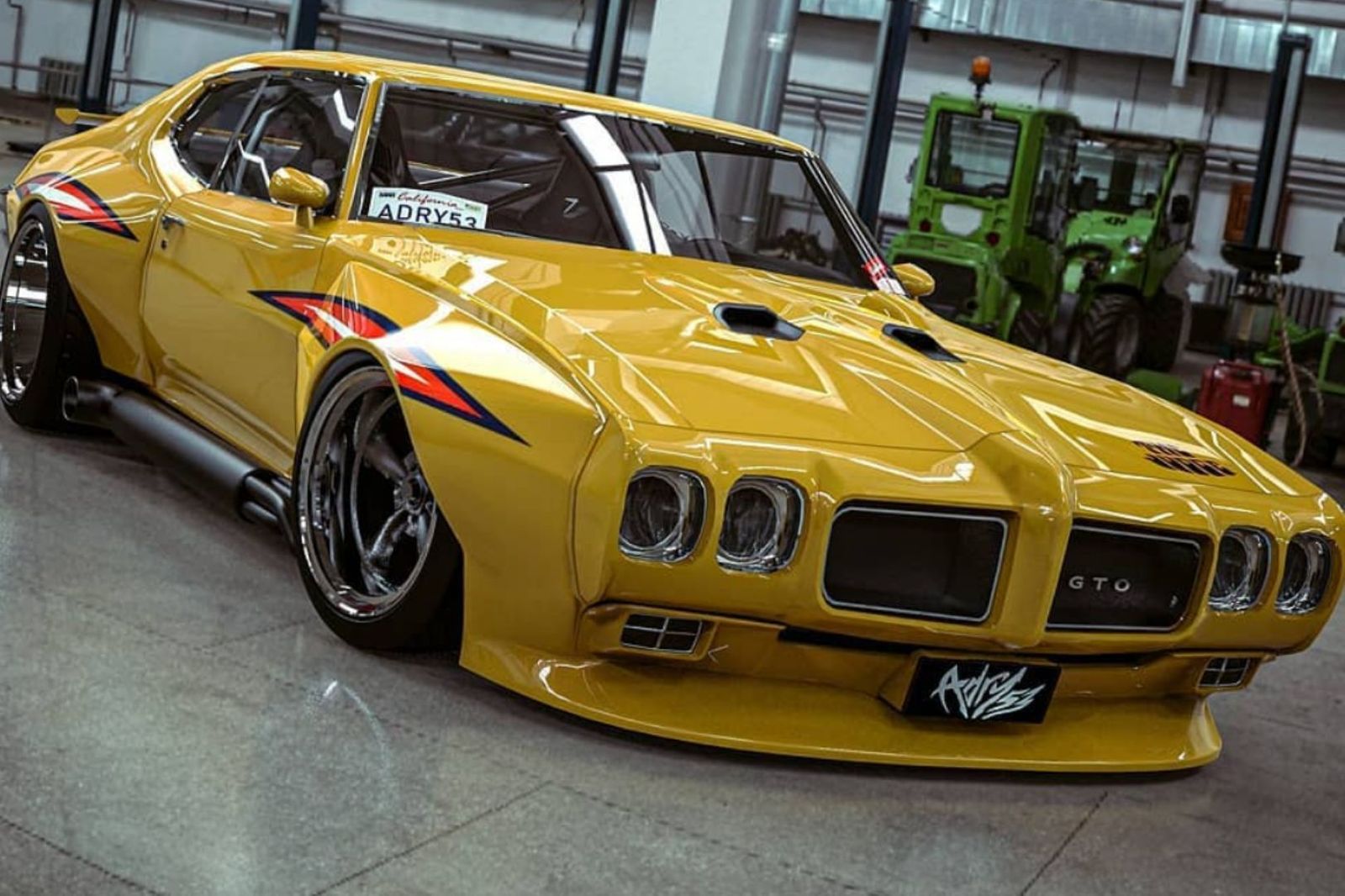 Widebody GTO Is An Interesting Muscle Car Concept