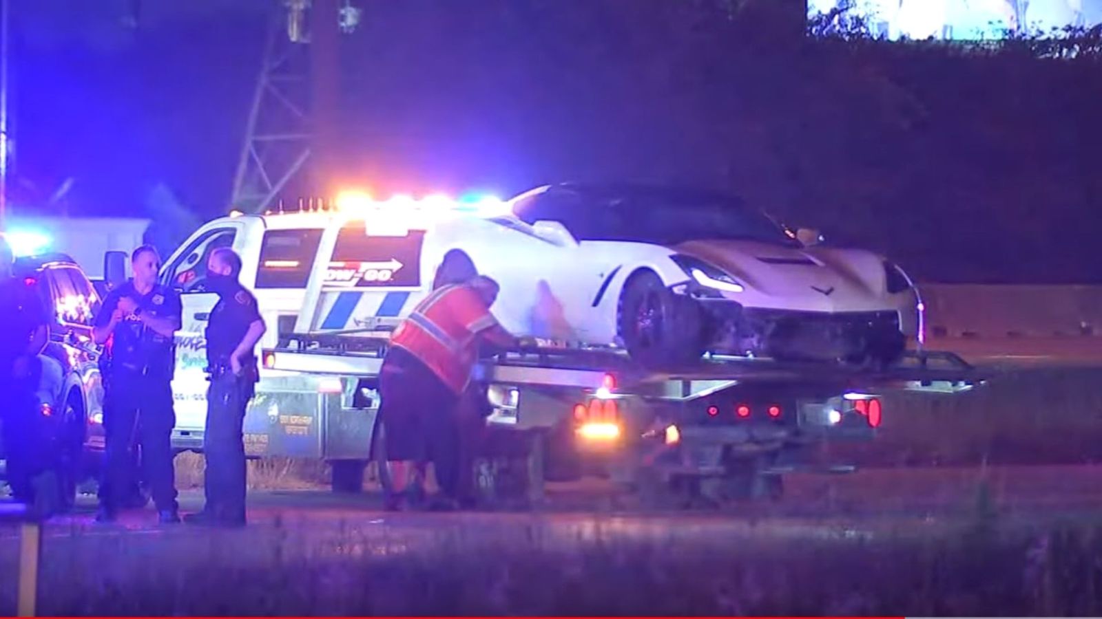 C7 Corvette Driver Leads Houston Police On Chase