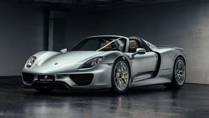 2015 Porsche 918 Spyder in Liquid Metal Chrome Blue to Headline Zurich Auction