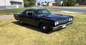 Triple-Black 1969 Plymouth Road Runner Stands Out as a Rare Hemi 4-Speed Muscle Icon