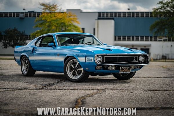 Grab This Rare Grabber Blue 1969 Shelby GT500