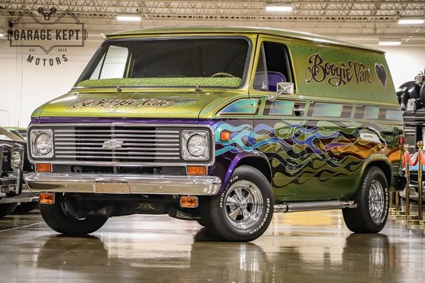 Play That Funky Music In A Custom 1975 Chevrolet G10 Boogie Van