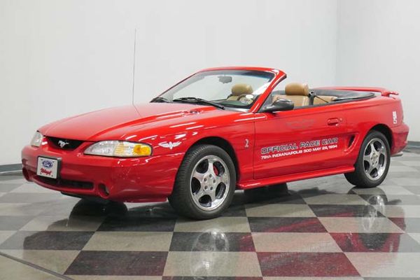 Lead The Pack In This 1994 Ford Mustang Cobra Indy 500 Pace Car