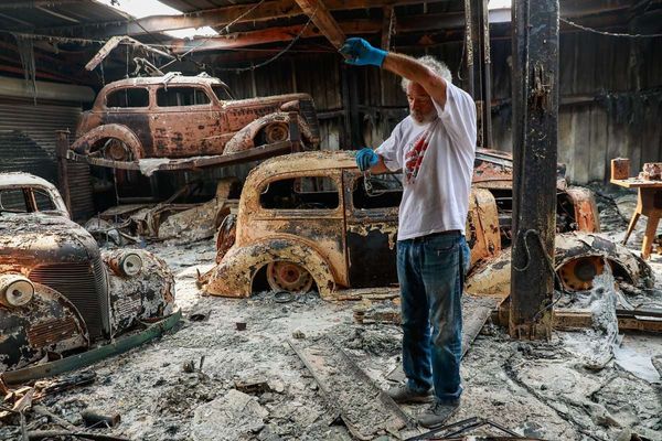 California Wildfire Takes Home, Lifelong Collection Of Restored Classic