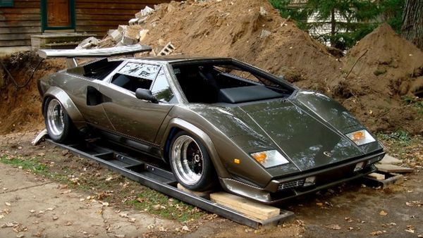 A Man Built A Lamborghini Countach In His Basement