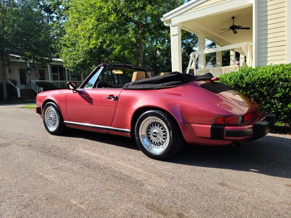 Pretty in Pink: 1989 Porsche 911 Carrera Cabriolet