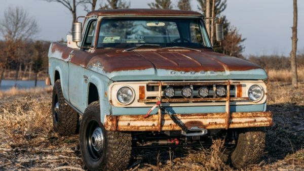 1968 Dodge Power Wagon Uses Hellcat Power