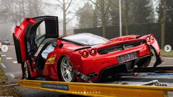 Ferrari Enzo Wrecked In The Netherlands