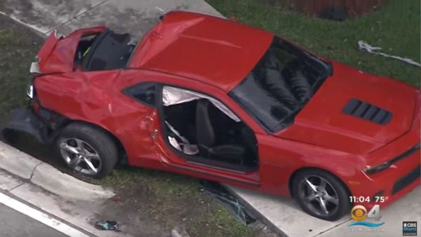 Six Injured In Single Camaro Crash