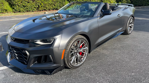 Premier Auction Group Has TWO Panther Matte Black Camaros